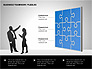 Business Teamwork Puzzles Diagrams slide 10