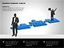 Business Teamwork Puzzles Diagrams slide 15