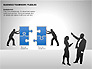 Business Teamwork Puzzles Diagrams slide 9