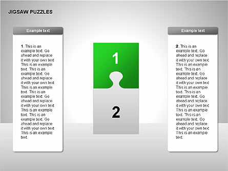 Jigsaw Puzzles Diagrams Presentation Template, Master Slide