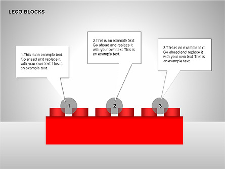 Lego Blocks Diagrams Presentation Template, Master Slide
