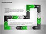 Chain Process Arrows Diagram slide 14