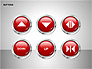 Buttons with Icons Collection slide 1