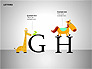 Letters with Animals Shapes Collection slide 5