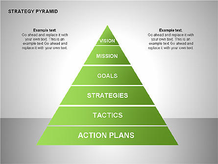 Strategy Pyramid Diagrams Presentation Template, Master Slide