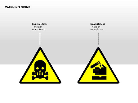 Warning Signs Collection Presentation Template, Master Slide