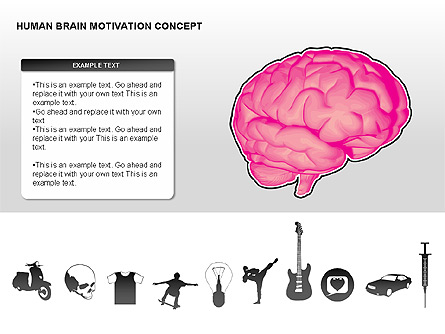 Human Brain Motivation Diagrams Presentation Template, Master Slide