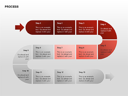 Process Diagrams Presentation Template, Master Slide