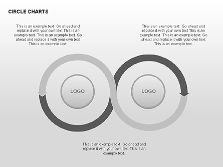 Circle Process Charts Collection Presentation Template, Master Slide
