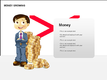 Money Growing Diagrams Presentation Template, Master Slide
