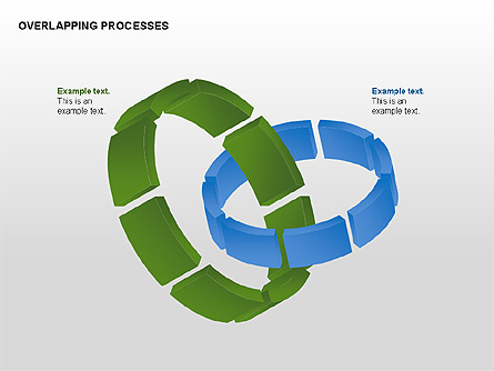 Overlapping Processes Presentation Template, Master Slide