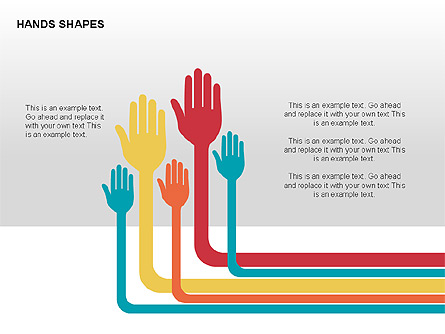 Hands Shapes Presentation Template, Master Slide