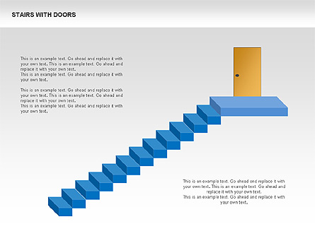 Stairs and Doors Diagrams Presentation Template, Master Slide