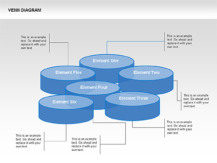 Venn Diagram with Pancakes Presentation Template, Master Slide