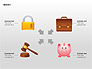 Financial Process Icons slide 4