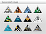 Triangle Concept 3D with Images slide 2