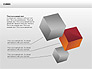 3D Perspective Cubes Collection slide 2