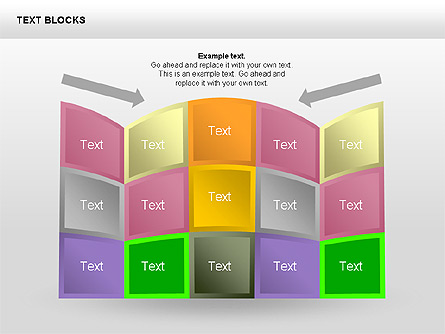 Text Blocks Shapes Collection for Presentations in PowerPoint and ...