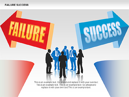 Failure and Success Diagrams Presentation Template, Master Slide