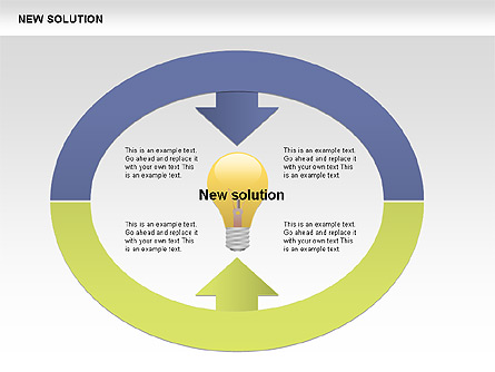 Finding Solution Diagrams Presentation Template, Master Slide