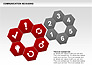 Communication Hexagon Shapes slide 2