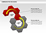 Communication Hexagon Shapes slide 5
