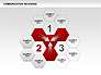 Communication Hexagon Shapes slide 7