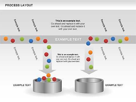 Process Layout Diagrams Presentation Template, Master Slide