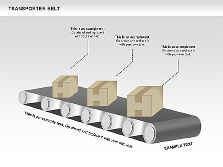 Transporter Belt Presentation Template, Master Slide