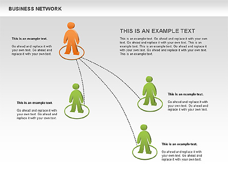 Business Network Diagrams Presentation Template, Master Slide