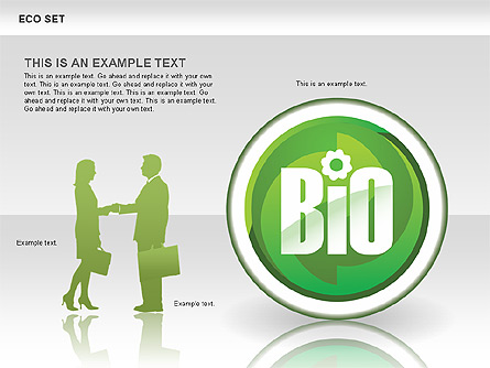 Ecology Shapes, Icons and Diagrams Presentation Template, Master Slide