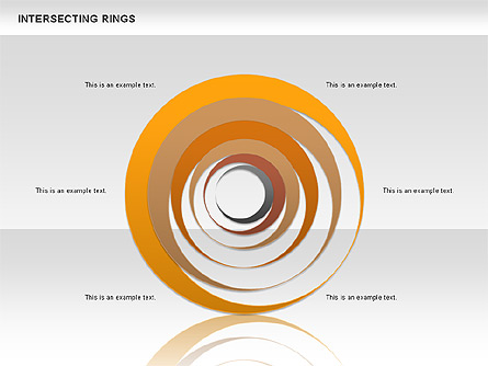 Intersecting Rings Presentation Template, Master Slide