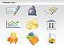 Financial Icons and Shapes slide 16