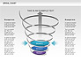Spiral Funnel Chart slide 9