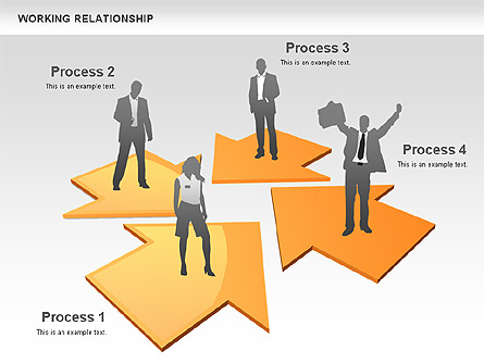 Relationships Diagram Presentation Template, Master Slide