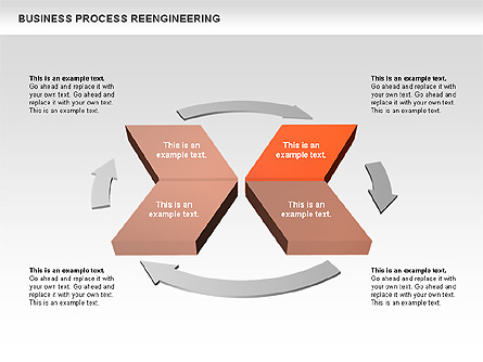 Business Process Reengineering Presentation Template, Master Slide