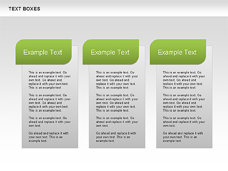 Text Boxes with Marks Collection Presentation Template, Master Slide
