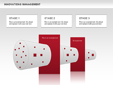 Innovations Management Diagram Presentation Template, Master Slide