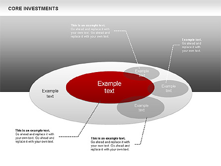Core Investments Diagram Presentation Template, Master Slide