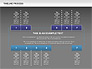 Blue Blocks Timeline Process Toolbox slide 11