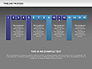Blue Blocks Timeline Process Toolbox slide 12