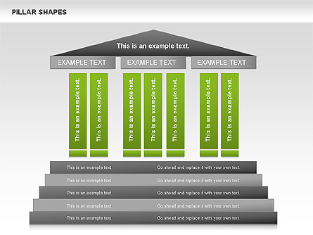 Pillar Shapes Presentation Template, Master Slide