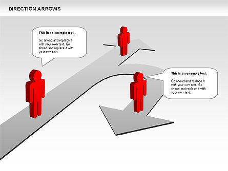 Direction Arrows Presentation Template, Master Slide