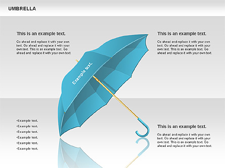 Umbrella Diagram Presentation Template, Master Slide