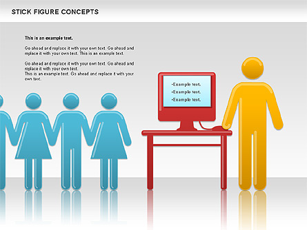 Stick Figure Shapes for Presentations in PowerPoint and Keynote | PPT Star
