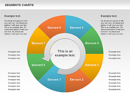 Segments Chart for Presentations in PowerPoint and Keynote | PPT Star