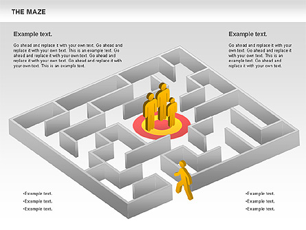 Maze Diagram for Presentations in PowerPoint and Keynote | PPT Star