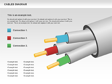 Cable Diagram Presentation Template, Master Slide