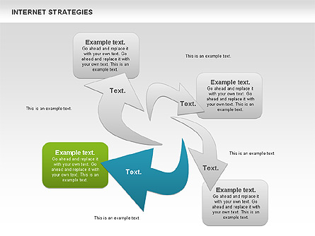Strategy Diagram Presentation Template, Master Slide