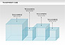 Transparent Cubes Diagram slide 11